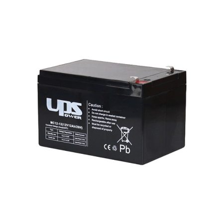 UPS Power 12V 12Ah zselés akkumulátor (MC12-12)