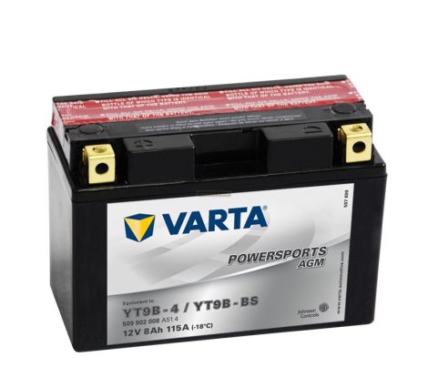 YT9B-4 / YT9B-BS Varta AGM motor akkumulátor