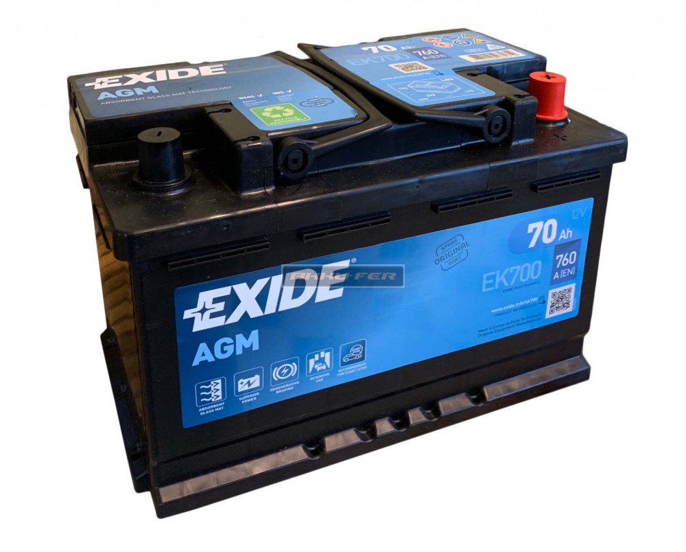 Exide аккумулятор 70